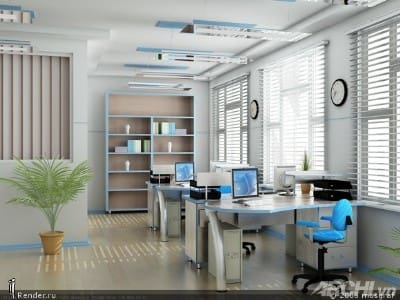 thiết kế rèm văn phòng