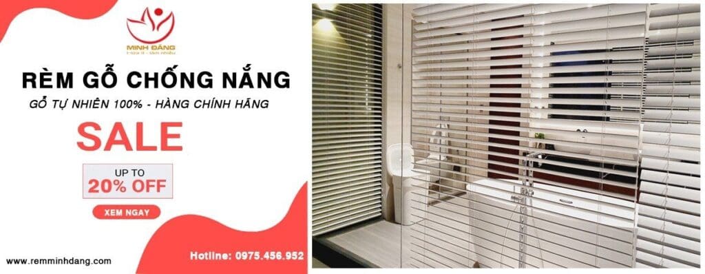 Banner rem go minh dang khuyen mai