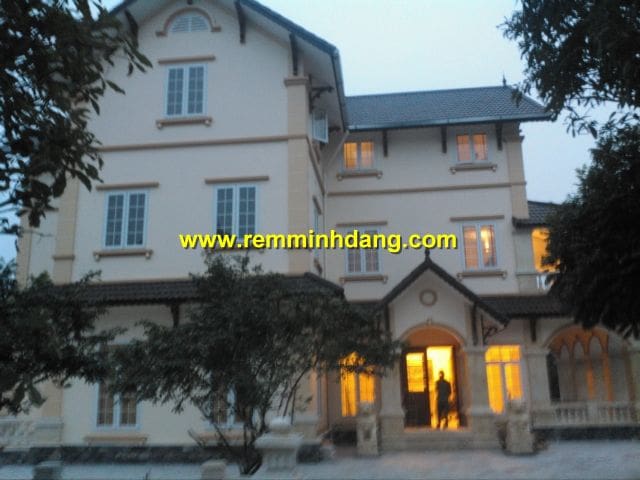 Công trình rèm sáo gỗ nhà bà Then - Ninh Bình