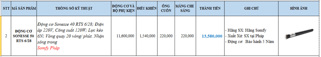 dong co rem cuon somfy 1