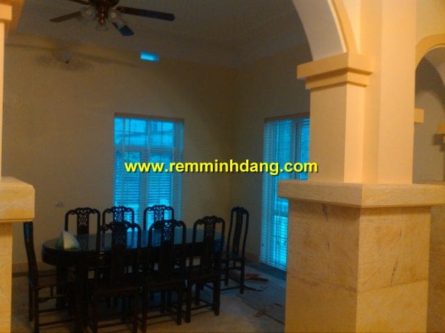 Công trình rèm sáo gỗ nhà bà Then - Ninh Bình
