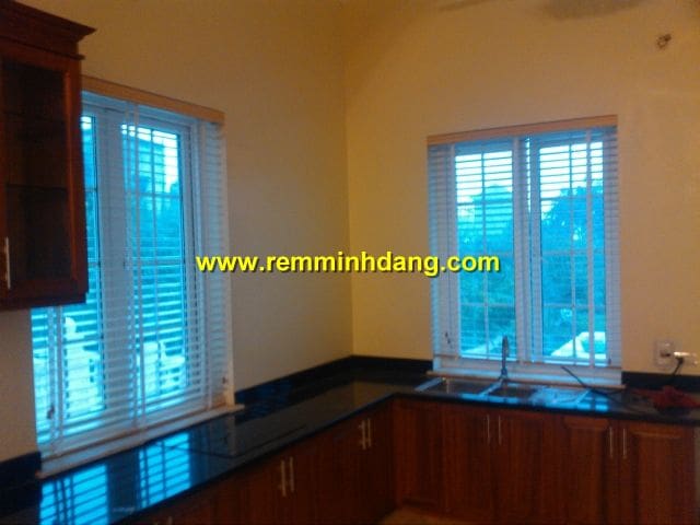 Công trình rèm sáo gỗ nhà bà Then - Ninh Bình