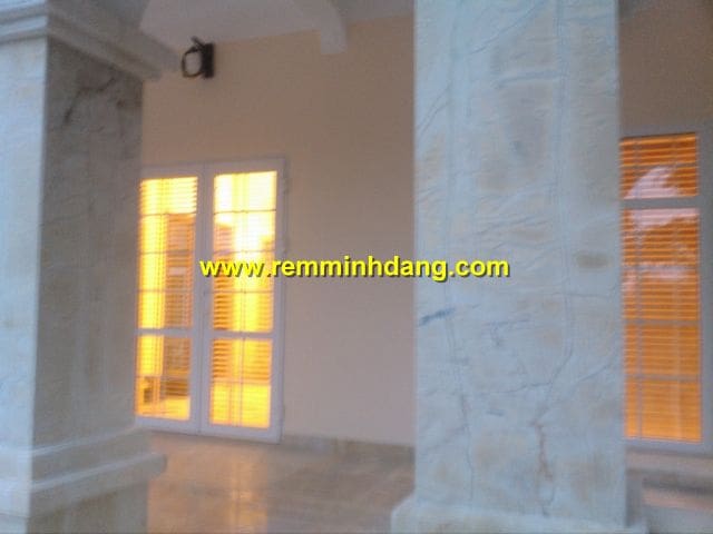 Công trình rèm sáo gỗ nhà bà Then - Ninh Bình
