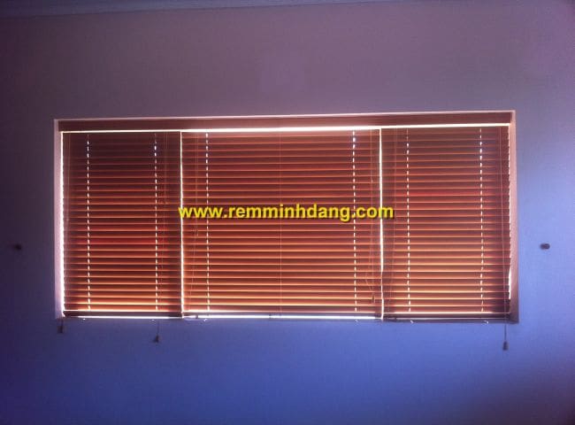 Rèm sáo gỗ lắp đặt nhà chị Nguyệt, Thành phố Thái Nguyên