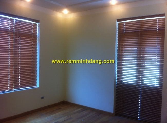Rèm sáo gỗ lắp đặt nhà chị Nguyệt, Thành phố Thái Nguyên