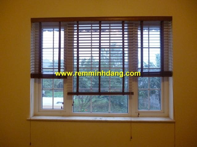 Công trình rèm sáo gỗ nhà bà Then - Ninh Bình