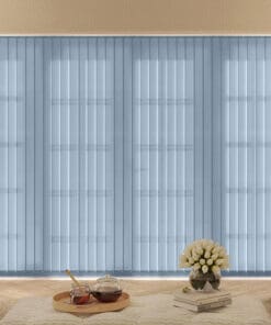 vertical blind roma horizon blue closed main