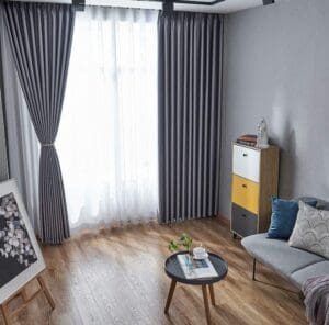 Rèm vải 2 lớp phòng khách mới nhất