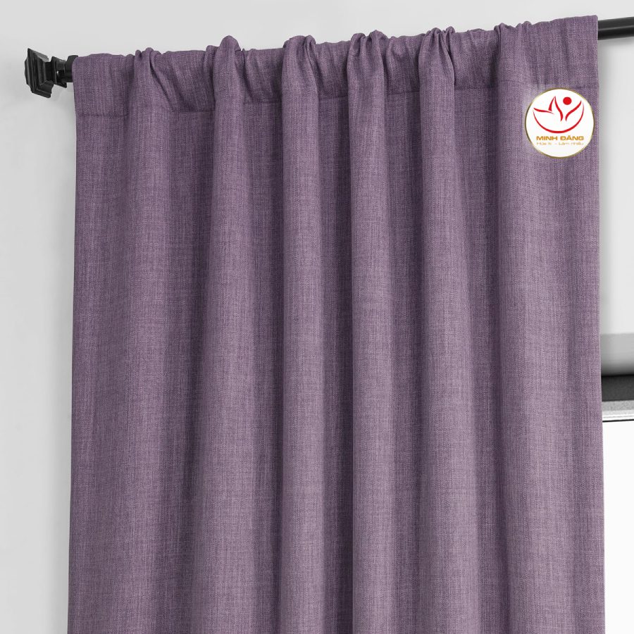 Mẫu Rèm Vải Đẹp Màu Tím Sang Trọng Giá Rẻ Mã BYG22 8 04