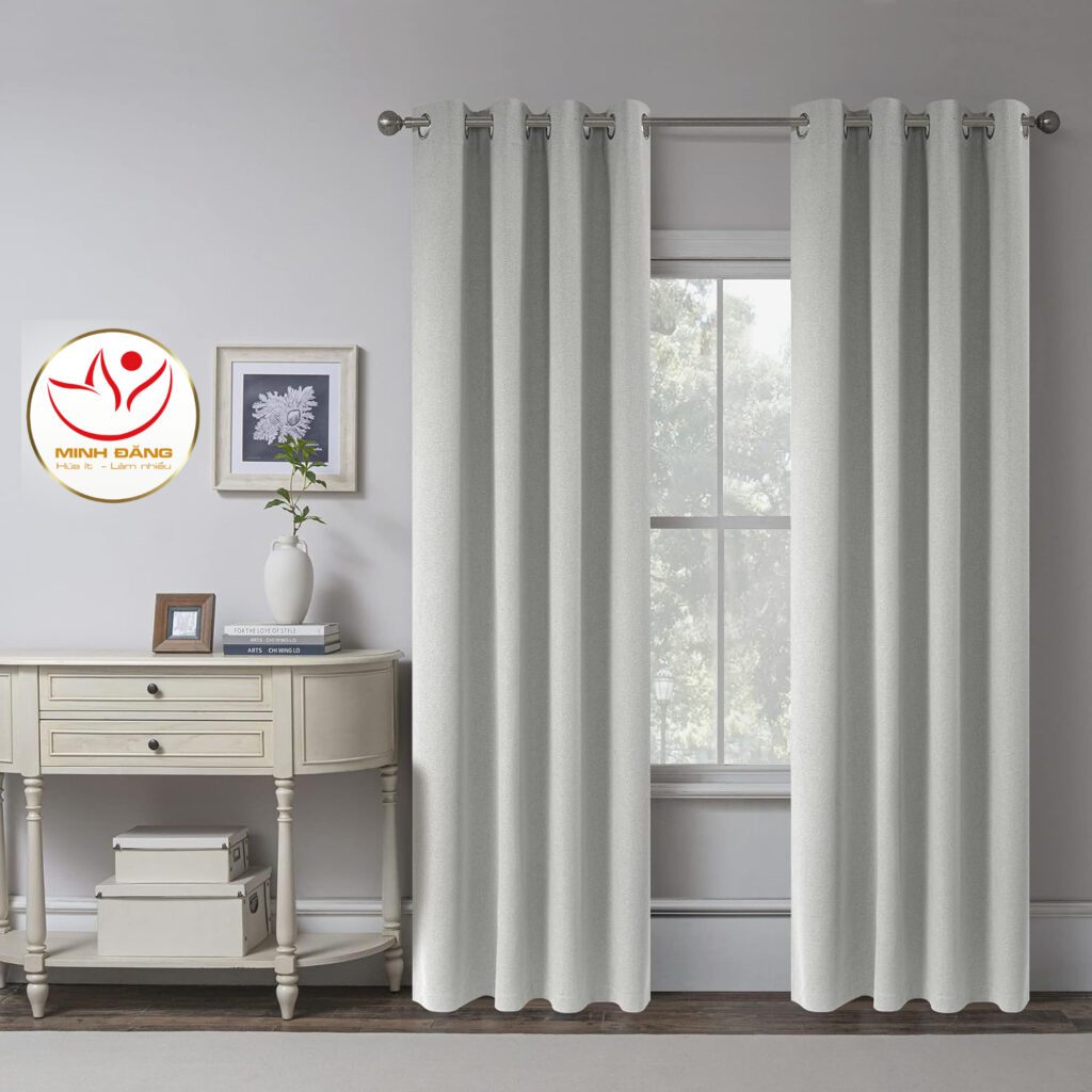 Rèm Vải Sang Trọng Cho Cửa Sổ Màu Be Minh Đăng Mã MĐ BYG27 4 05